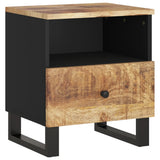 Bedside Cabinets 2 pcs Solid Wood Mango&Engineered Wood 350649