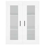 Highboard White 69.5x34x180 cm Engineered Wood 3198609