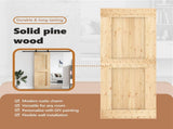 Door NARVIK Natural 80 x 210 cm Solid Pine Wood 42047089