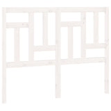 Bed Headboard White Solid pine wood 145.5x4x100 cm 818971
