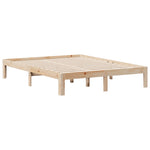 Bookcase Bed without Mattress 140x200cm Solid Wood Pine 3322601