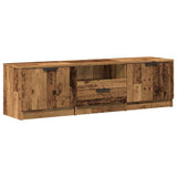 TV Cabinet Old Wood 140x35x40 cm Engineered Wood 856850