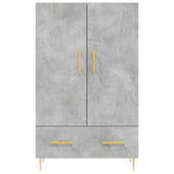 Highboard Concrete Grey 69.5x31x115 cm Engineered Wood 828224