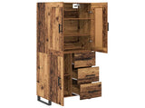 Highboard Old Wood 69.5 x 34 x 180 cm Engineered Wood 3415828