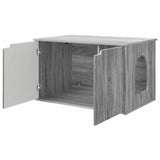 Cat House Grey Sonoma 85 x 55 x 50.5 cm Engineered Wood 8000722