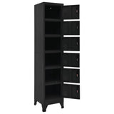 Locker Cabinet Black 38x40x180 cm Steel 339794