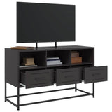 TV Cabinet Black 100.5x39x60.5 cm Steel 846542