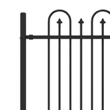 Spike Arch Fence DRONTEN Black 42030093