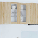 Hanging Cabinet Sonoma Oak 80 x 31 x 80 cm Engineered Wood 884324
