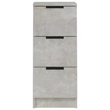 Sideboards 2 pcs Concrete Grey 30x30x70 cm Engineered Wood 811160