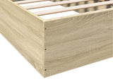 Bed Frame without Mattress Sonoma Oak 100x200 cm 3281051