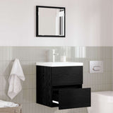 Bathroom Cabinet Black Oak 41 x 38.5 x 45 cm Engineered Wood 875702