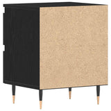 Bedside Cabinet 2 pcs Black Oak 40 x 35 x 50 cm Engineered Wood 863467