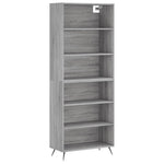 Highboard Grey Sonoma 69.5x32.5x180 cm Engineered Wood 3189547