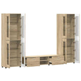 TV Cabinet Set FLORIN 3 pcs Sonoma Oak Engineered Wood 3397986