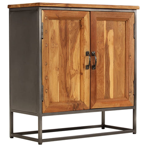 Sideboard Recycled Teak and Steel 65x30x70 cm 246279