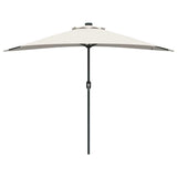 Garden Parasol Sand 294 x 150 x 224 cm Polyester and Steel 42003267