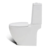 Stand Toilet & Bidet Set White Ceramic 270059