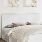 Headboard with Headboard White 180 cm Engineered wood 887725