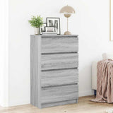 Sideboard Grey Sonoma 60x35x98.5 cm Engineered Wood 815076