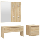 Hallway Furniture Set Sonoma Oak Engineered Wood 3082047