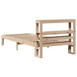 Bed Frame with Headboard without Mattress 90x190 cm Single 3306033