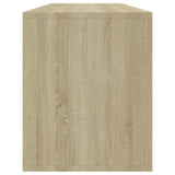 TV Cabinet Sonoma Oak 130x35x50 cm Engineered Wood 809587