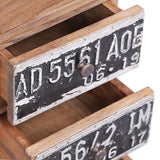Bedside Cabinet 30x30x51 cm Solid Mahogany Wood 283921