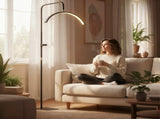 Half Moon Lash Light, Beauty Floor Lamp with 350&deg Rotatable Head, 7 Colour Temperature and Phone T3398P425164