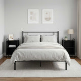 Bedside Cabinet 2 pcs Black Oak 40 x 30 x 60 cm Engineered Wood 8013507
