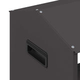 Livestock Feeding Trough Black 79 x 35 x 62 cm 874627