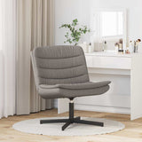 Swivel Chair Taupe 63 x 75 x 76 cm Fabric 42007355