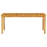 Garden Dining Set Folding 9 pcs Brown Solid Acacia Wood 3375635