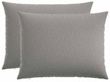 Cushion with Pillow HEERLEN 2 pcs Cloud Grey Fabric 928339