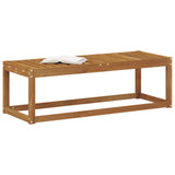 Outdoor Stool Bench Natural 115 x 43 x 37 cm Solid Acacia Wood 900669