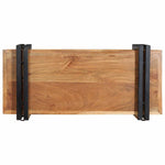 ZNTS Wall Shelf 70x33x35 cm Solid Wood Acacia 4017484