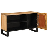 TV Cabinet with Storage Brown 80 x 33 x 46 cm Solid Mango Wood 4018059