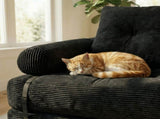 Modular Convertible Corduroy Floor Sofa Bed T5970P507336