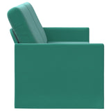 3 Seater Sofa Turquoise 220 x 81 x 82 cm Velvet 42041163