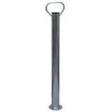 Trailer Jack Wheel 60 mm with 2 Support Tubes and 2 Split Clamps 3214423