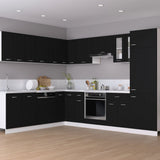 Hanging Cabinet Lyon Black 50x31x60 cm Engineered Wood 801261