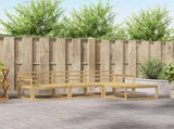 Outdoor Sofa Set 4 pcs White 249.5 x 162.5 x 73 cm 3386258