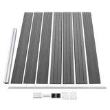 Fence Panel Set WPC 526x146 cm Grey 3070456