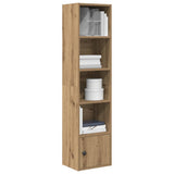 Bookcase Artisan Oak 31x24x127 cm Engineered Wood 860354