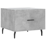 Coffee Tables 2 pcs Concrete Grey 50x50x40 cm Engineered Wood 829437