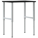 Workbench Dark Brown 80x60x cm Solid Wood Oak 3309720