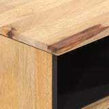 TV Cabinet 70x33x46 cm Solid Wood Mango 358213