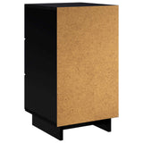 Bedside Cabinet Black 33.5 x 34.5 x 60 cm Engineered Wood 8011425