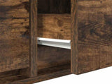 TV Cabinet Smoked oak 100 x 31 x 25.5 cm Engineered wood 861530