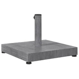 Outdoor Umbrella Base Dark grey wood look 45 x 45 x 31.5 cm 42010003